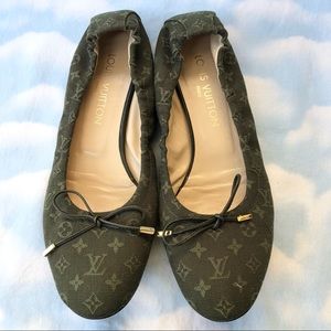 Louis Vuitton Vintage Ballerina Flats Size 7.5.